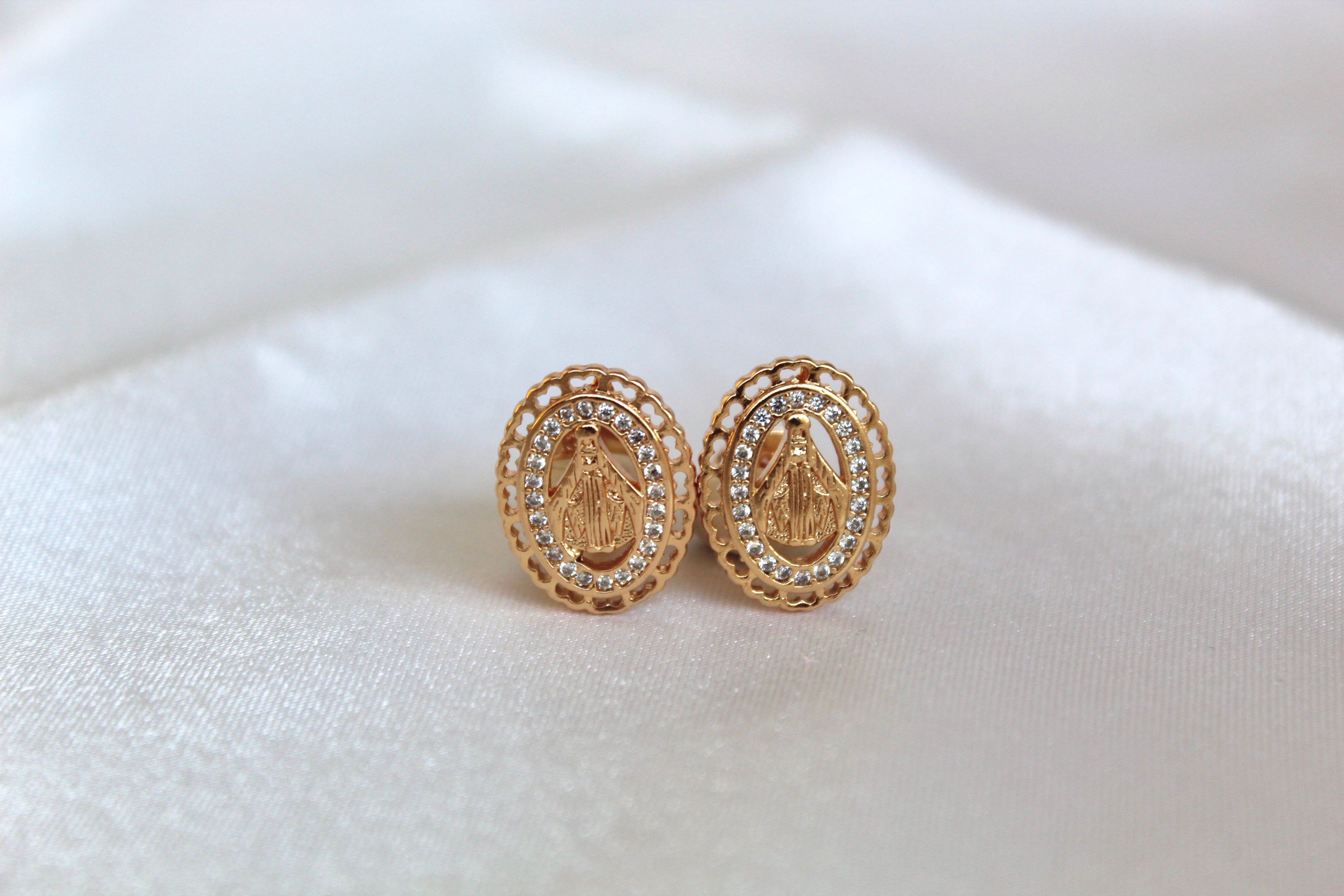 Miraculous Our Lady of Grace Earrings