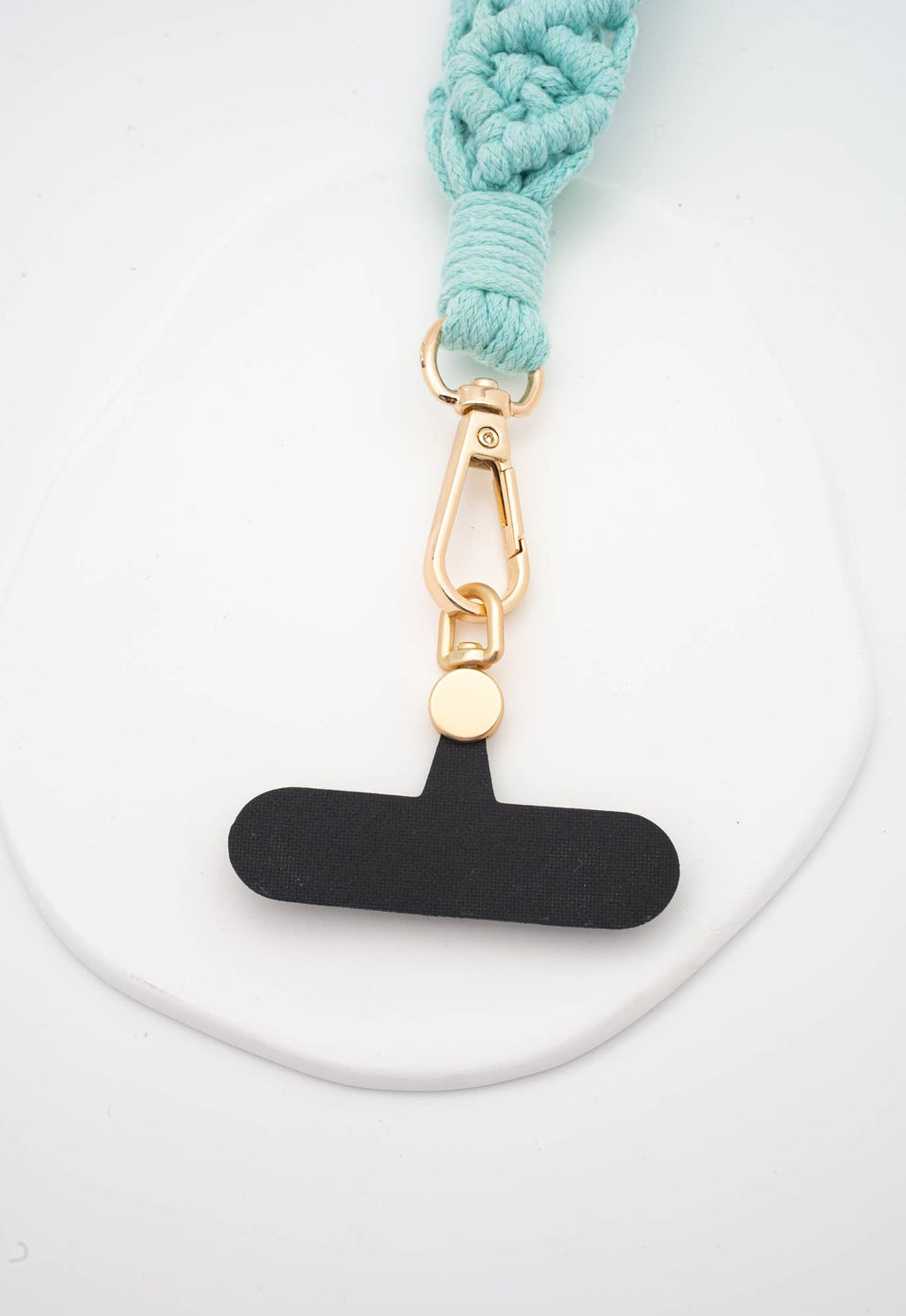 Mint Macramé Wrist Strap