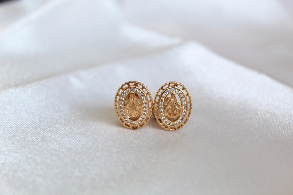 Miraculous Our Lady of Grace Earrings