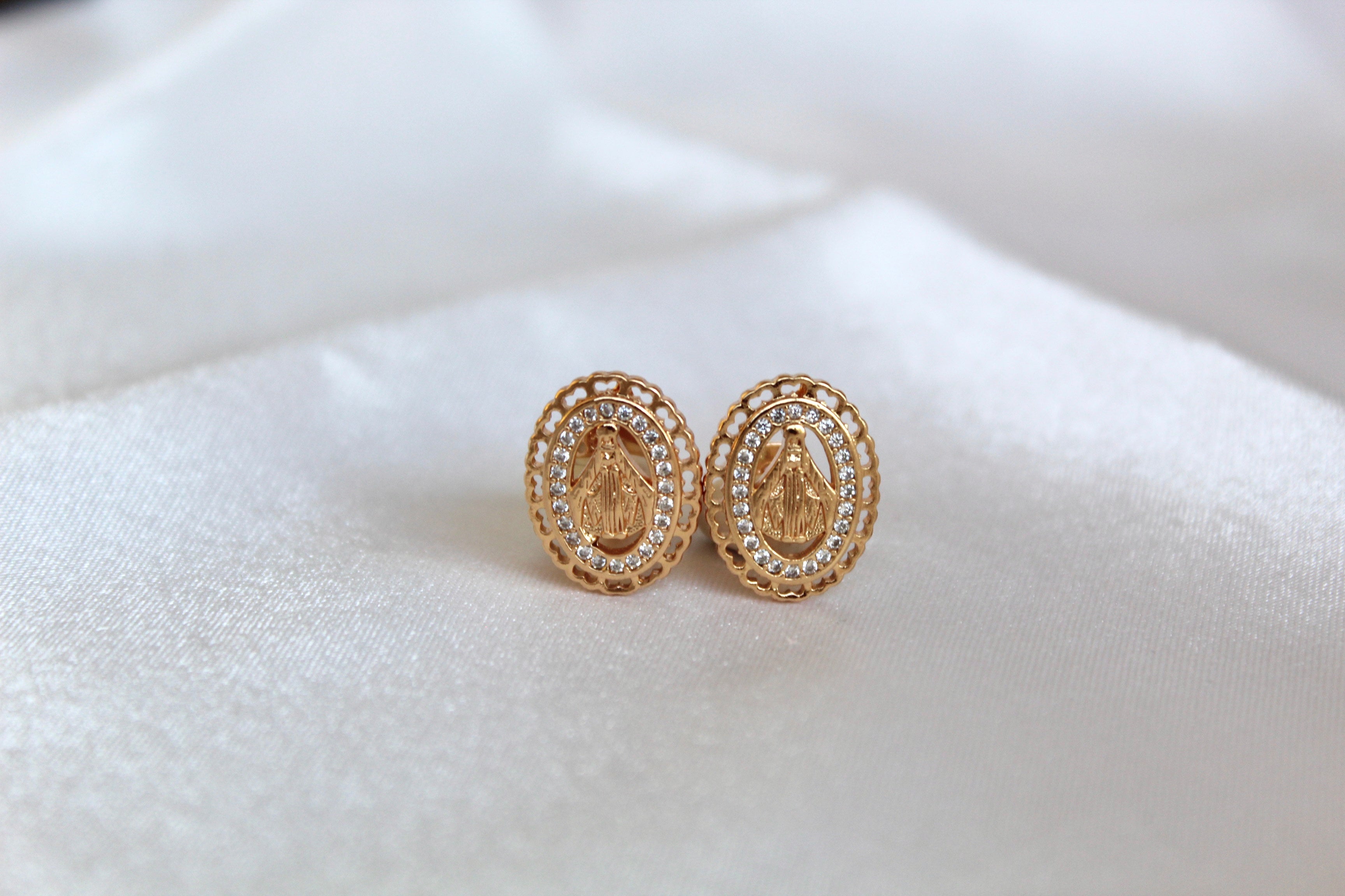 Miraculous Our Lady of Grace Earrings