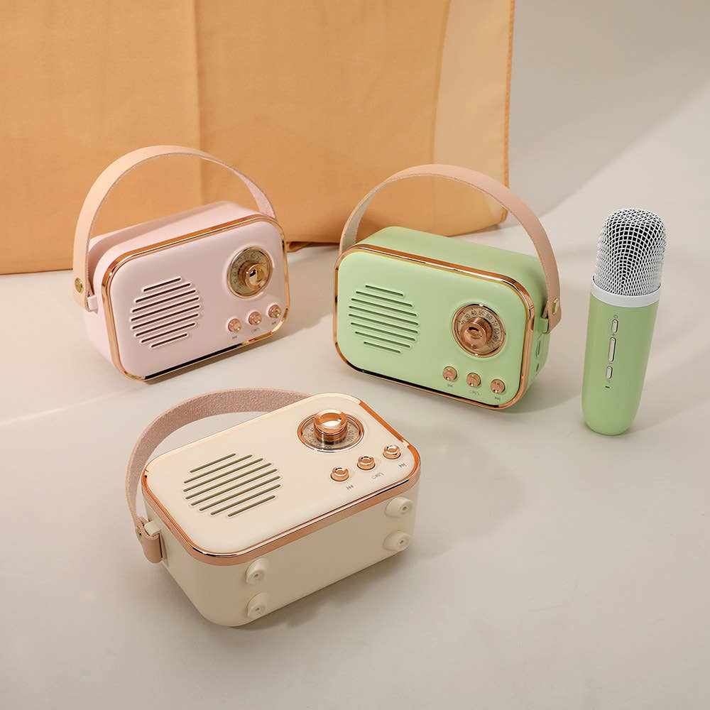 Mini Retro Karaoke Machine