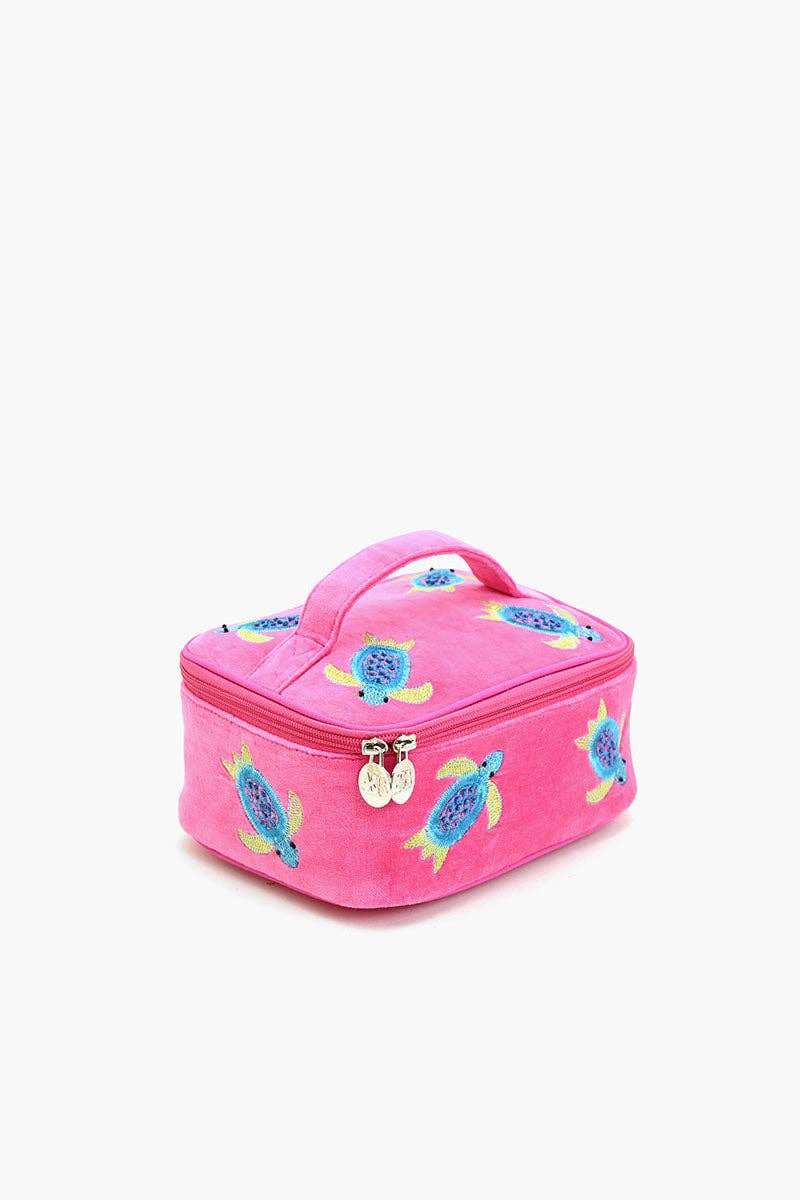 Velvet Jewelry Box – Hand-Stitched Travel & Home Organizer with Removable Tray