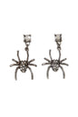 Dangle Rhinestone Spider Earrings