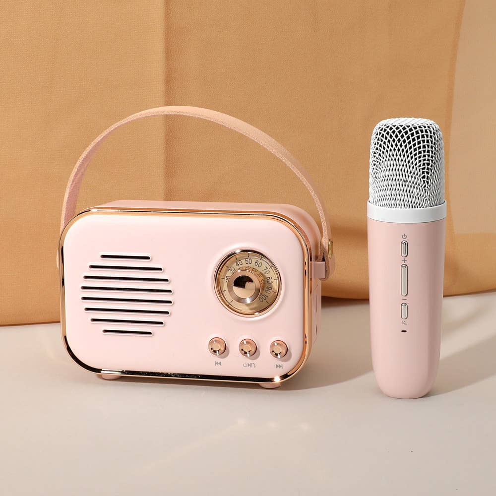 Mini Retro Karaoke Machine