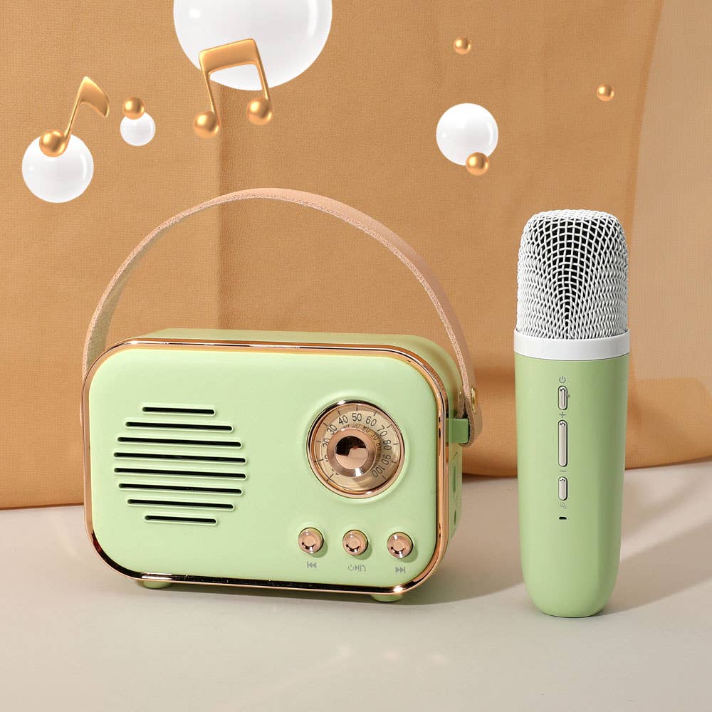 Mini Retro Karaoke Machine