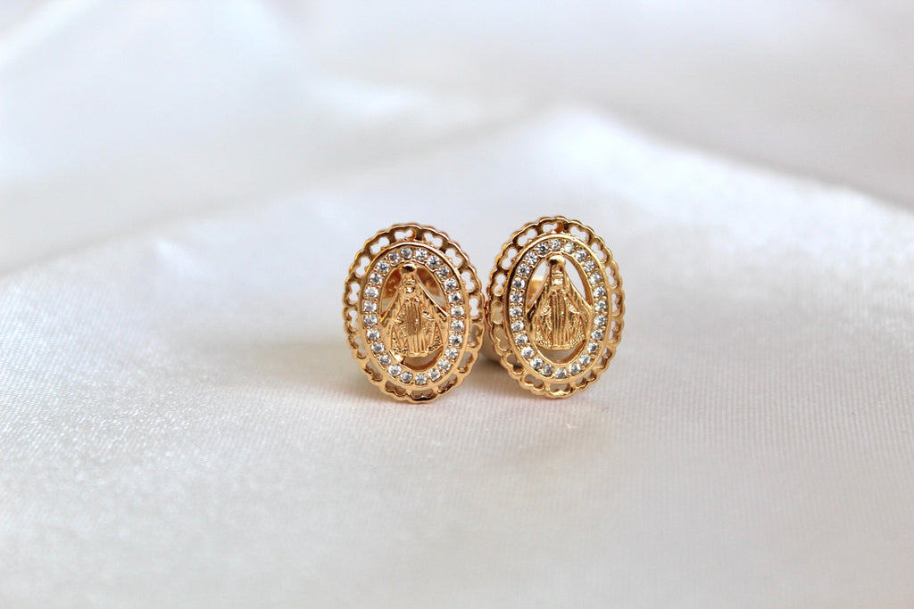 Miraculous Our Lady of Grace Earrings
