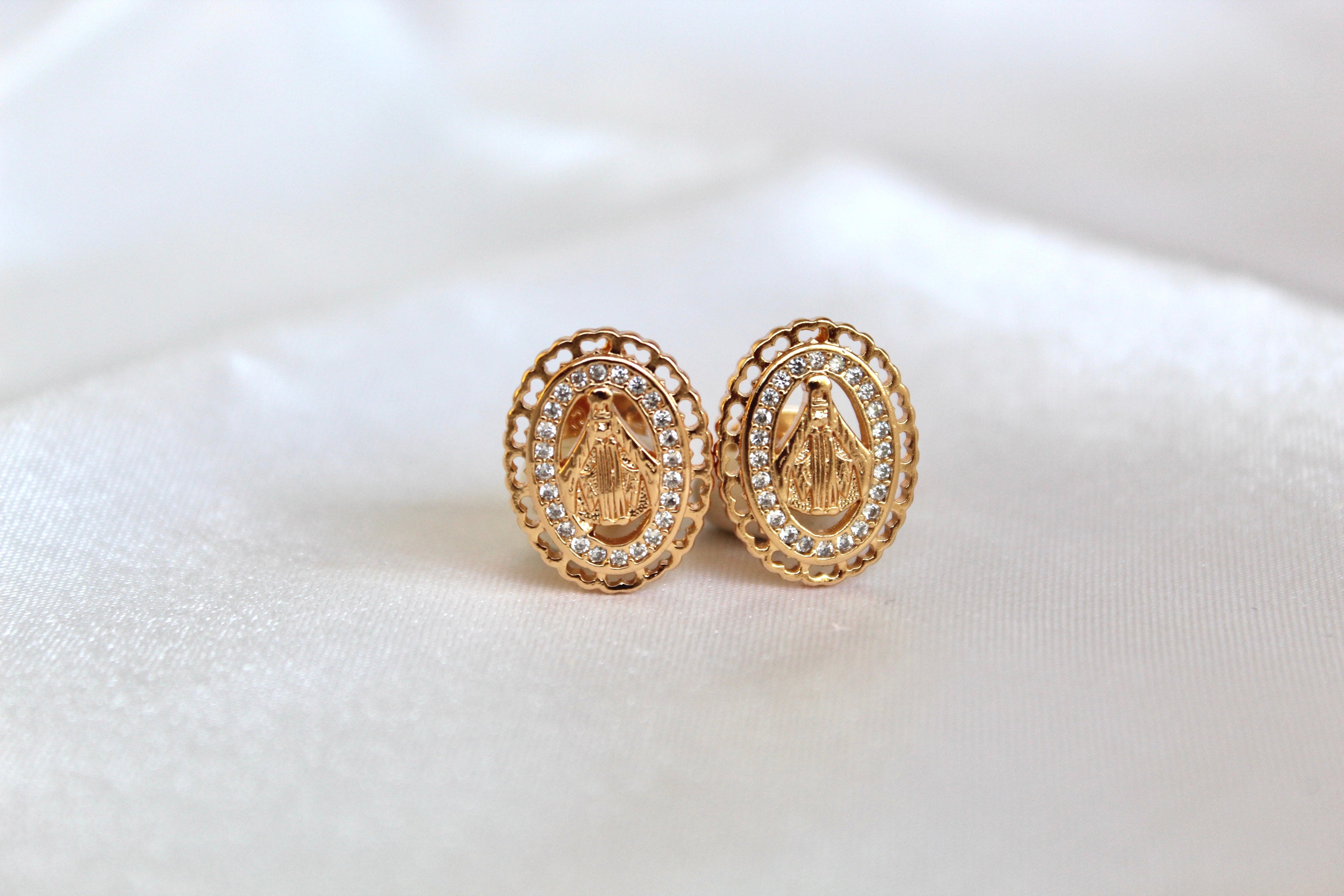 Miraculous Our Lady of Grace Earrings