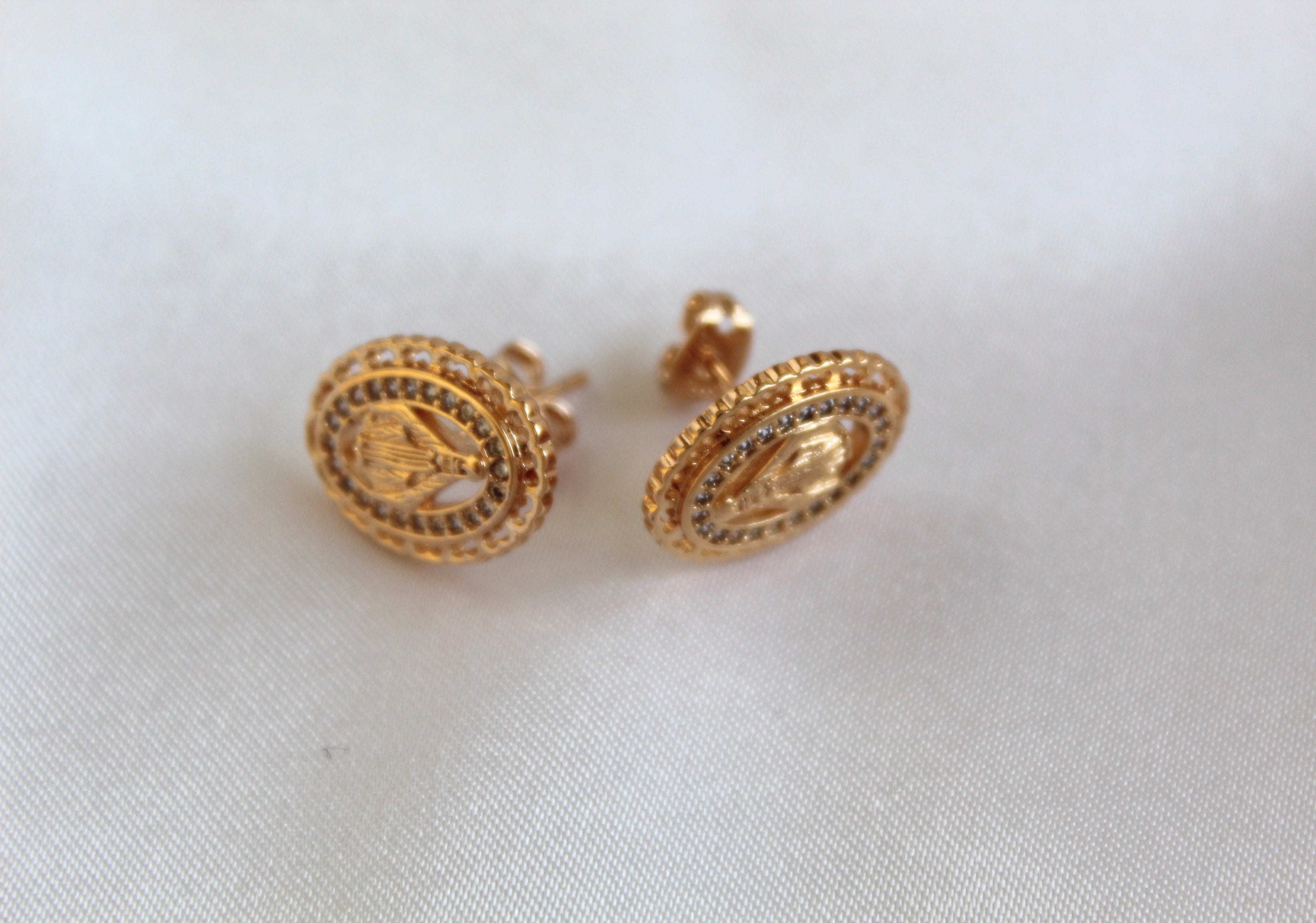 Miraculous Our Lady of Grace Earrings