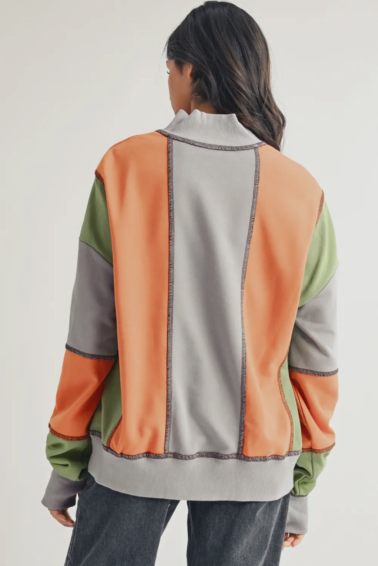 Color Block Comfort Pullover