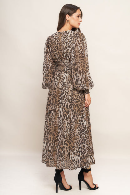 DESERT WALTZ WOVEN MIDI DRESS