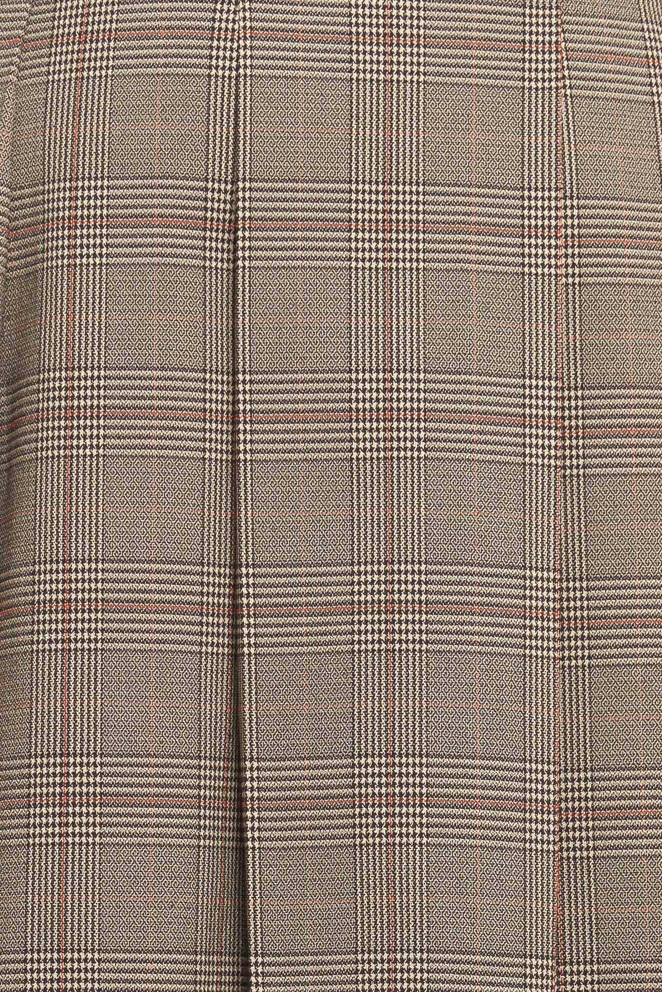 BRITISH TRACE WOVEN MIDI SKIRT