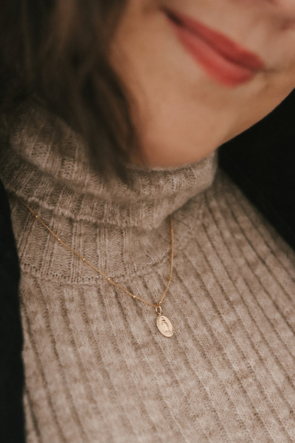 Dainty Miraculous Medal Necklace