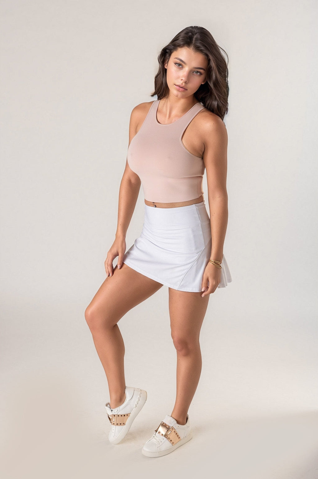 Foreplay Women’s Golf Shirt - High-Neck Tank - Summer at Payton's Online Boutique