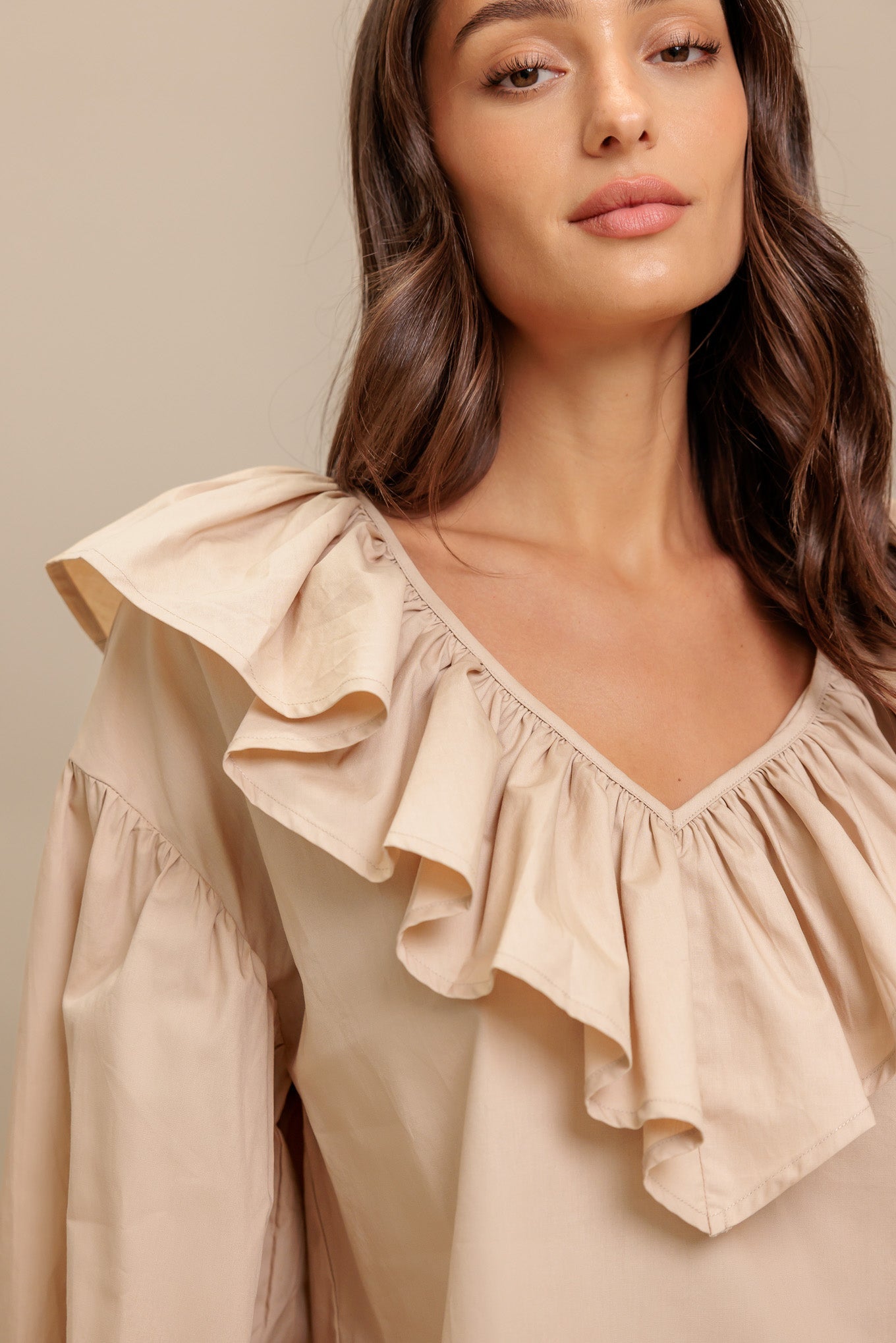 COUTURE CODE WOVEN TOP