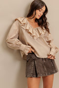 COUTURE CODE WOVEN TOP - Summer at Payton's Online Boutique