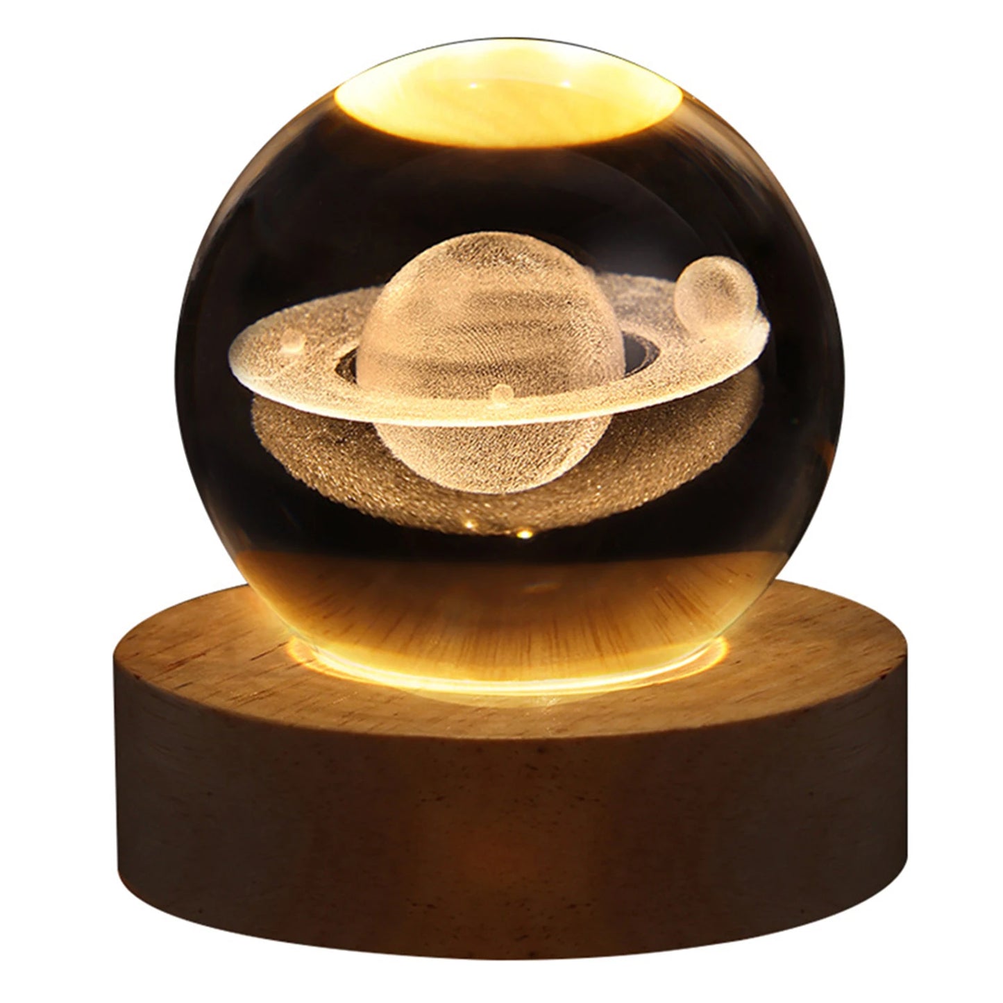 LED Crystal Ball Glowing Galaxy Lamp