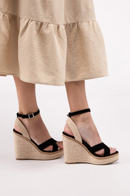 Basset Espadrille Wedge Sandal