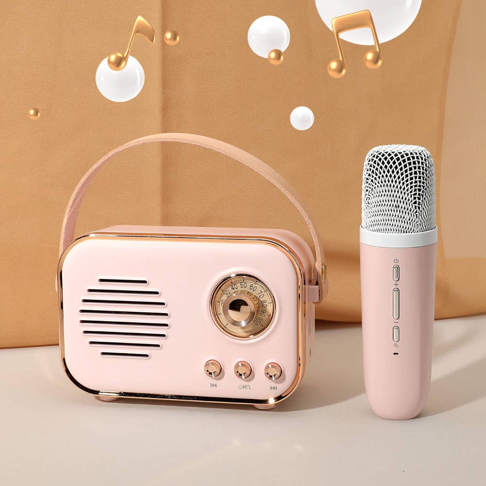 Mini Retro Karaoke Machine