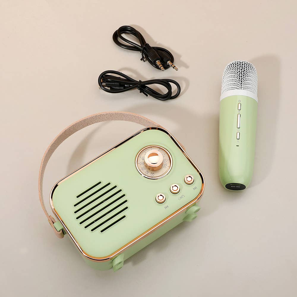 Mini Retro Karaoke Machine