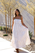 Dahlia Bloom Ivory Floral Tiered Maxi Dress - FINAL SALE