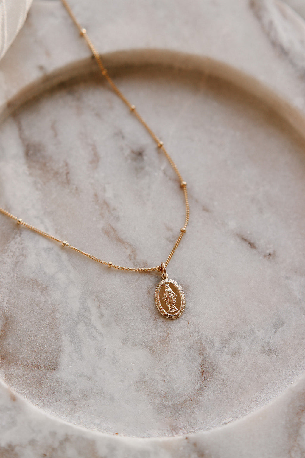 Dainty Miraculous Medal Necklace