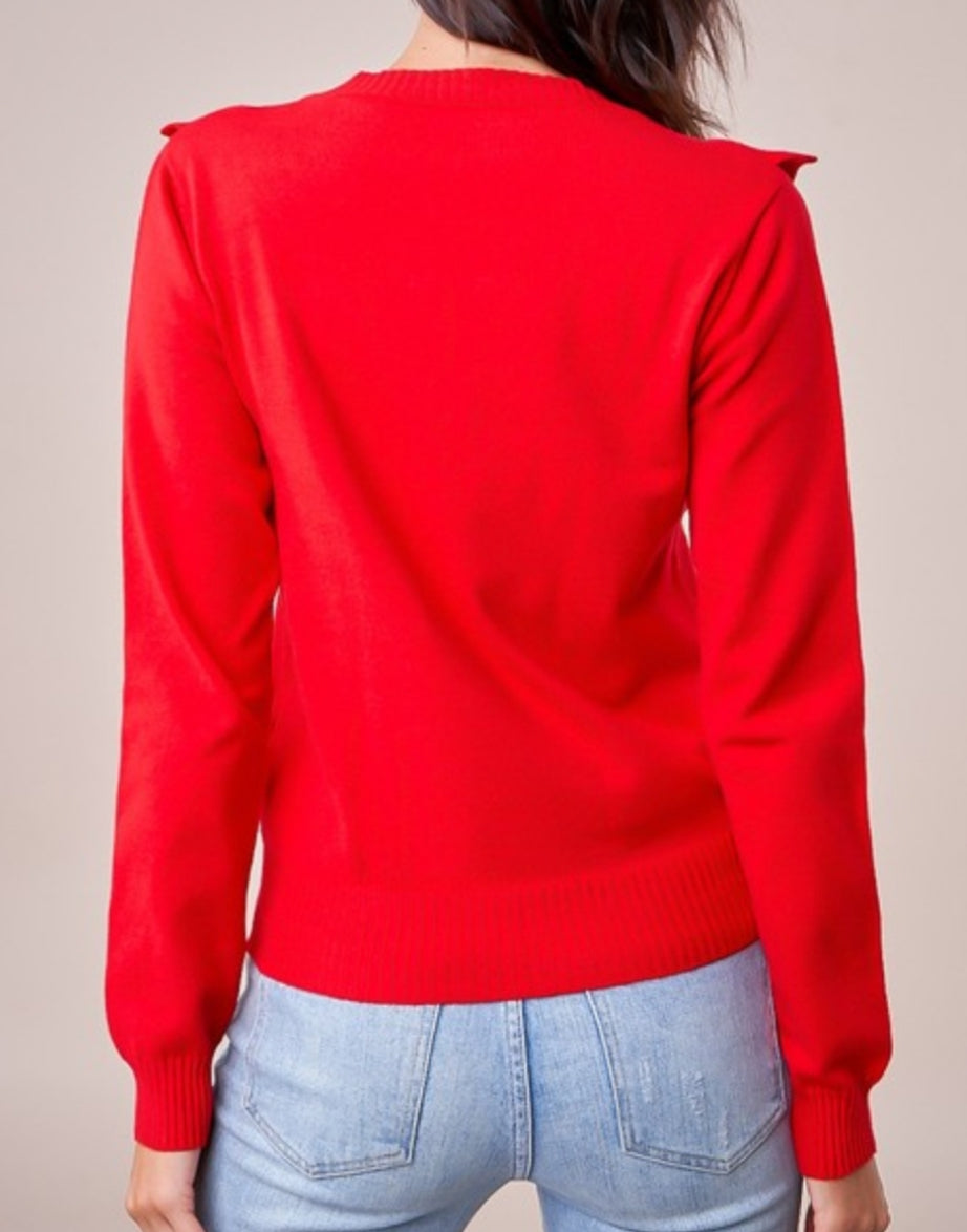 Iceland Ruffle Sweater - Payton's Online Boutique