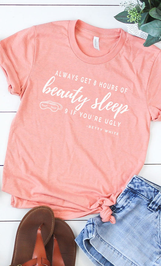 Betty White Beauty Sleep Tee - Summer at Payton's Online Boutique