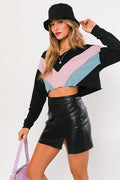 Nostalgic Black Cropped Top - Summer at Payton's Online Boutique