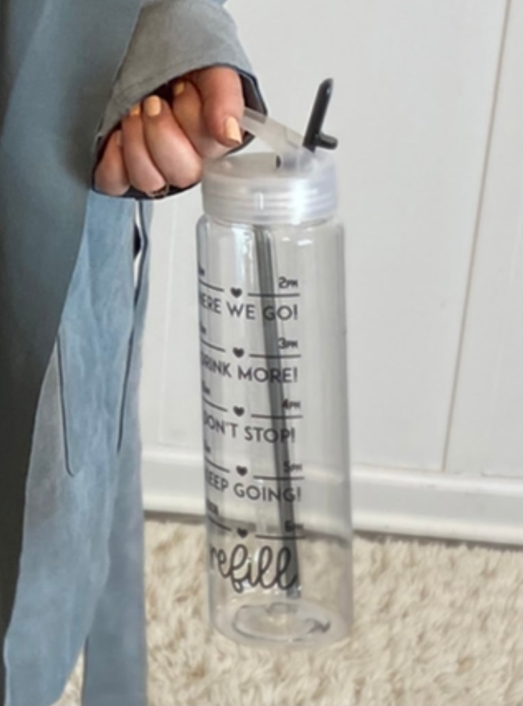 Motivational Time Marker Water Bottle - Summer at Payton's Online Boutique