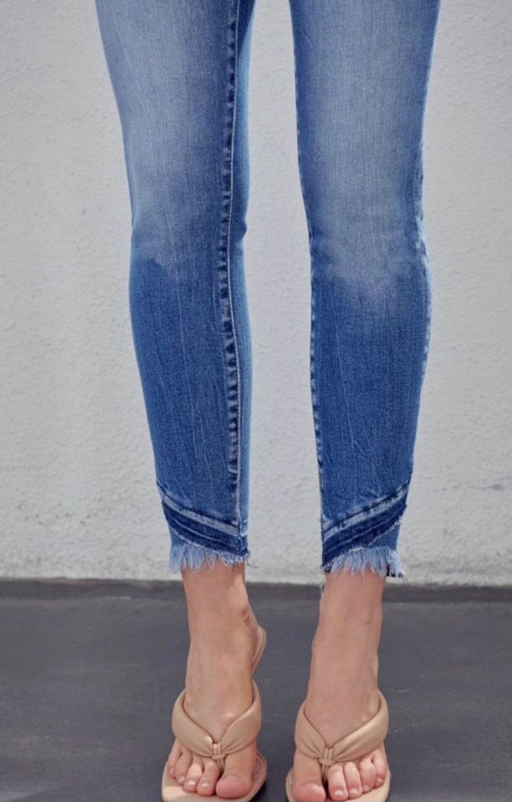 KanCan High Rise Ankle Skinny Jeans - Summer at Payton's Online Boutique
