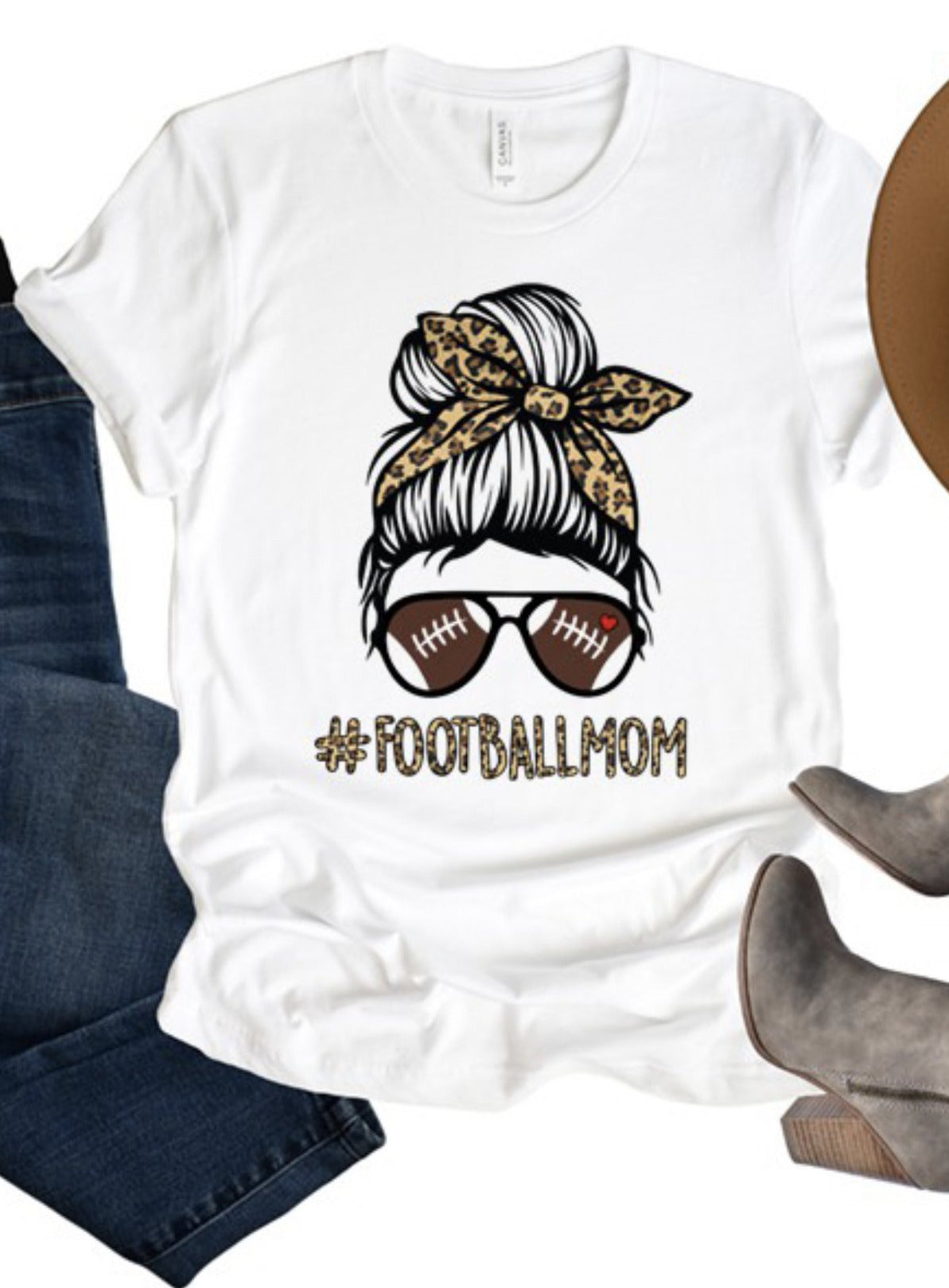 #FootballMom Top - Payton's Online Boutique