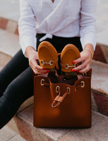 Honey Buckle Rollasole Flats - Summer at Payton's Online Boutique